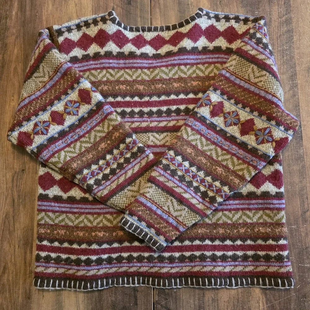 Woolrich Multicolor V-Neck Sweater - Picture 9 of 9
